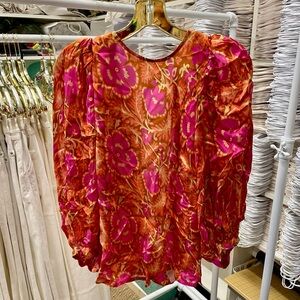 Cleobella Silky Floral Top, Size S